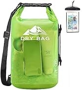 Dry Bag Waterproof for Women Men, Roll Top Lightweight Dry Storage Bag Backpack with Phone Case for Travel, Swimming, Boating, Kayaking