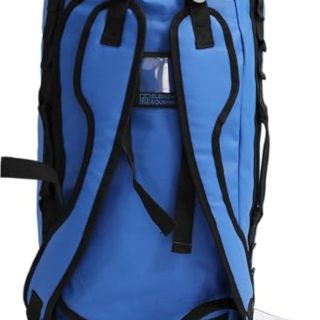 Waterproof Duffel Bag Shoulder Straps Black/Grey Medium