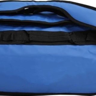 Waterproof Duffel Bag Shoulder Straps Black/Grey Medium