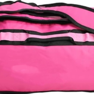 Waterproof Duffel Bag Shoulder Straps Black/Grey Medium