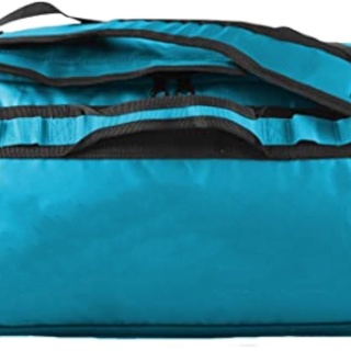 Waterproof Duffel Bag Shoulder Straps Black/Grey Medium