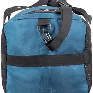 95L Mesh Dive Bag with Double Duffel Straps and Adjustable Shoulder Strap for Scuba Diving Gear, Denim Blue Color Fabric