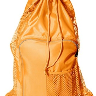 Unisex-Adult Drawstring Deluxe Ventilator Mesh Equipment Bag