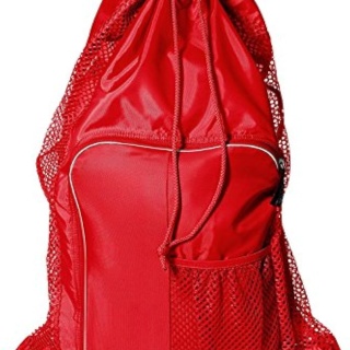 Unisex-Adult Drawstring Deluxe Ventilator Mesh Equipment Bag