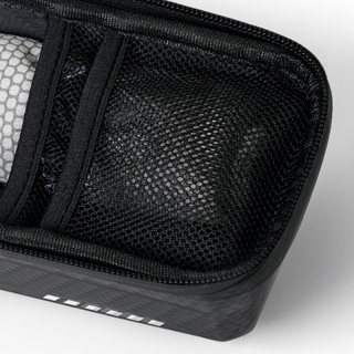 [2 in 1] Bike Phone Bag, Bike Phone Holder Mount, Bicycle Top Tube Bag, Cycling Pouch with Rain Cover, Bike Accessories for Phones Under 7