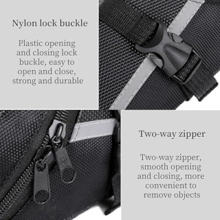 2 Pack Cycling Bag,Bicycle Saddle Bag,Mountain bike bag,Bike Seat Bag With reflective for a Safety ride Seat Bag, Bike Bag,bike bags