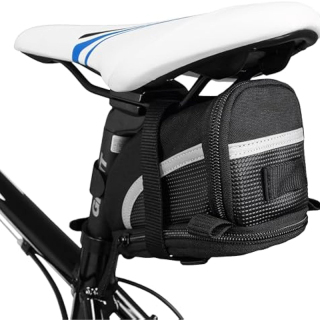 On Saddle Bag with perfect Size I With reflective for a Safety ride I Seat Bag, Cycling Bag - Bike Bag for all our essentials, bike bags for bicycles