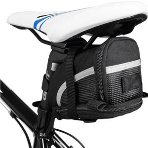 On Saddle Bag with perfect Size I With reflective for a Safety ride I Seat Bag, Cycling Bag - Bike Bag for all our essentials, bike bags for bicycles