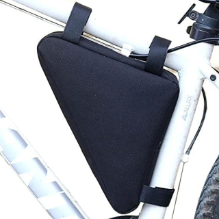 Bicycle Triangle Bag, Frame Bag Triangle Bag, Bicycle Cycling Storage Triangle Top Tube Front Pouch Saddle Bag for Road and Mountain Bikes