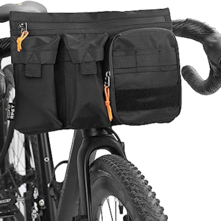 Bike Handlebar Bag Bicycle Front Bag Shoulder Bag Storage Bag with Shoulder Strap for Road Mountain Bike