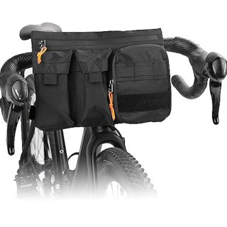 Bike Handlebar Bag Bicycle Front Bag Shoulder Bag Storage Bag with Shoulder Strap for Road Mountain Bike