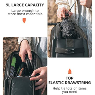 Hard Shell Bicycle Rear Rack Bag Large Pannier for Bicycle Rear Rack Bags Bike Rear Seat Bag Bike Trunk Bag Ebike Battery Bag Bike Saddle Bag