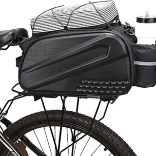 Bike Rear Seat Bag Carbon Waterproof Cycling Bike Rear Seat Trunk Bag Accessories Cargo Pack Road MTB Road Bicycle Carrier Bag Pannier Handbag
