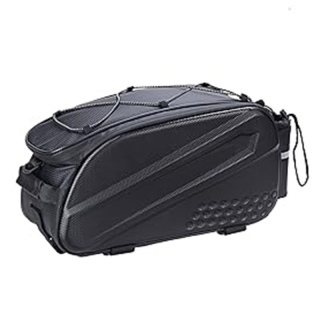Bike Rear Seat Bag Carbon Waterproof Cycling Bike Rear Seat Trunk Bag Accessories Cargo Pack Road MTB Road Bicycle Carrier Bag Pannier Handbag