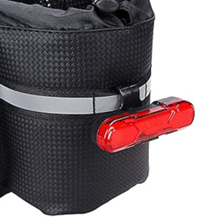 Bike Rear Seat Bag Carbon Waterproof Cycling Bike Rear Seat Trunk Bag Accessories Cargo Pack Road MTB Road Bicycle Carrier Bag Pannier Handbag