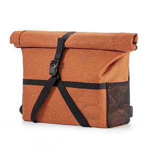 Folding bicycle head bag small cloth bicycle crossbody bag handlebar cycling outdoor men and women retro city travel bag