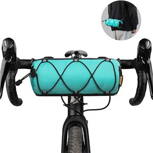 Good Quality Bike Handlebar Bag, Bicycle Front Bag Shoulder Bag Storage Bag with Shoulder Strap for Road Mountain Bike Cycling Travel