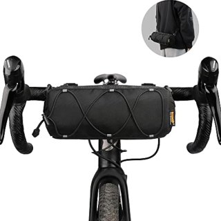 Good Quality Bike Handlebar Bag, Bicycle Front Bag Shoulder Bag Storage Bag with Shoulder Strap for Road Mountain Bike Cycling Travel