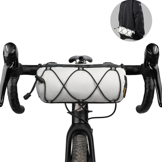 Good Quality Bike Handlebar Bag, Bicycle Front Bag Shoulder Bag Storage Bag with Shoulder Strap for Road Mountain Bike Cycling Travel