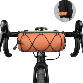 Good Quality Bike Handlebar Bag, Bicycle Front Bag Shoulder Bag Storage Bag with Shoulder Strap for Road Mountain Bike Cycling Travel
