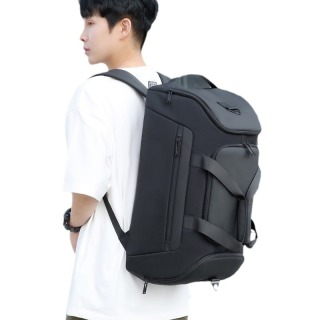 Travel bag, large capacity backpack, independent shoe compartment, dry and wet separation, sports bag, outdoor fitness backpack