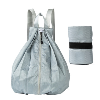 Outdoor portable waterproof lightweight sports travel bag folding bag ins backpack