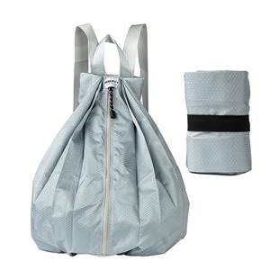 Outdoor portable waterproof lightweight sports travel bag folding bag ins backpack