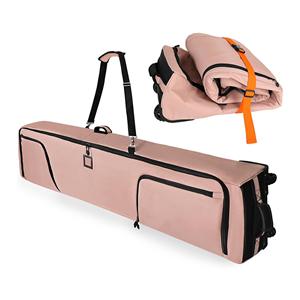 Shoulder Snowboard Bag Air Travel Padded Snowboard Backpack Rolling Snowboard Luggage Bag
