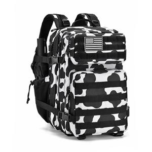 Amazon camouflage tactical backpack backpack hiking mountaineering bag large capacity multi-functional outdoor sports backpack