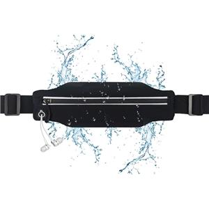 Slim Running Belt Fanny Pack for Men Women, Running Phone Holder Runners Pouch Waist Pack for Workout, Money Belt, Running Gear Accessories