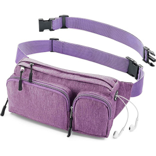 Fanny Pack For Women & Men Waist Bag - Hiking Travel Camp Running - Headphone Hole, Money Belt