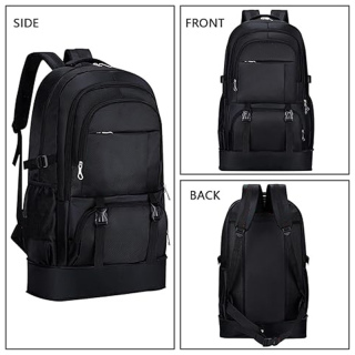 65L Hiking Backpack Expandable Travel Hiking Daypacks, Waterproof Large Camping Backpack for Men Women, Foldable Lightweight Outdoor Sport Backpacking