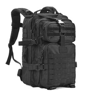 Waterproof backpack large capacity backpack outdoor mountaineering bag three-level bag attack bag travel 3p tactical backpack black