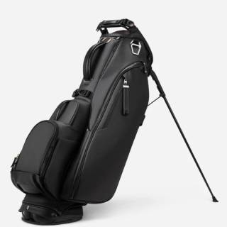Lightweight Golf Stand Bag with 7 Way Full-Length Dividers, 5 Zippered Pockets, Automatically Adjustable Dual Straps，Elegant Design