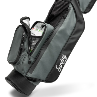 Sunday Bag with Stand and Strap - Professional Pitch and Putt Lightweight Golf Bag for The Driving Range