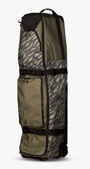 Heavy Duty 600D Polyester Oxford Wear-Resistant, Excellent Zipper Universal Size with Wheels, Soft-Sided Golf Club Travel Cover to Protect Clubs