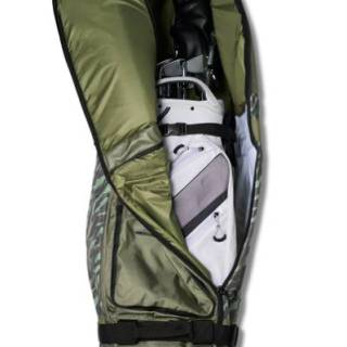 Heavy Duty 600D Polyester Oxford Wear-Resistant, Excellent Zipper Universal Size with Wheels, Soft-Sided Golf Club Travel Cover to Protect Clubs