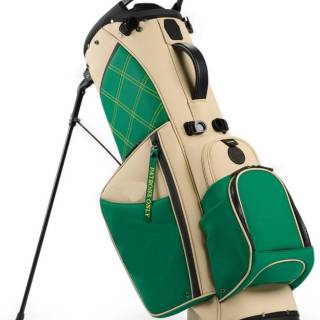 Golf Stand Bag, Golf Club Bag w/6 Large Way Top Dividers & 7 Pockets, Lightweight Golf Carry Bag w/Ergonomic Dual Straps & 2 Aluminium Pole