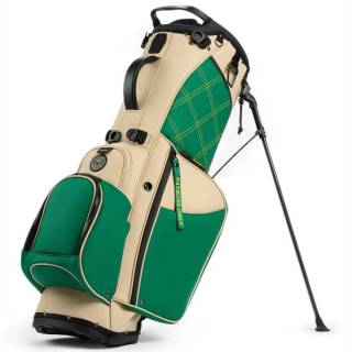 Golf Stand Bag, Golf Club Bag w/6 Large Way Top Dividers & 7 Pockets, Lightweight Golf Carry Bag w/Ergonomic Dual Straps & 2 Aluminium Pole