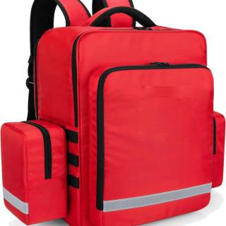 Emergency Medical Backpack Empty, EMT Camping Molle Bag with Detachable Side Pocket