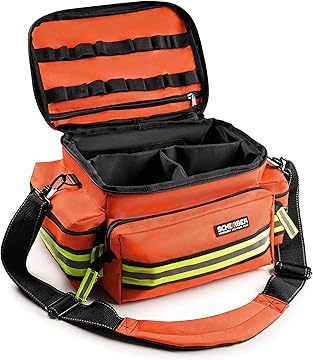 Fully Stocked Portable Reflective Bag -First Responder Emergency Response Kit