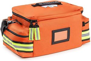 Fully Stocked Portable Reflective Bag -First Responder Emergency Response Kit