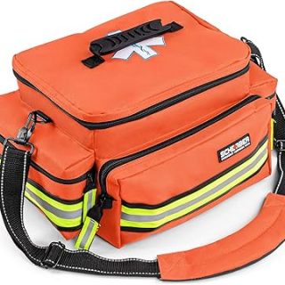 Fully Stocked Portable Reflective Bag -First Responder Emergency Response Kit