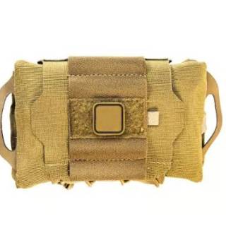 مجموعة أدوات الإسعافات الأولية، نظام تكتيكي من قطعتين، حامل إمداد طبي، حامل لفائف، مقبض هيبالون، حقيبة صيد رياضية خارجية، نسيج حصيرة مغلفة