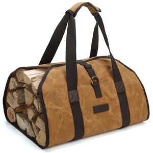 Outdoor Firewood Tote Bag Amazon Hot Sale Portable Durable Logging Bag Multifunctional Firewood Storage Bag