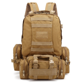 50L sports outdoor camouflage combination bag military fan hiking mountaineering bag shoulder tactical backpack