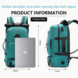 High-end backpack, large capacity crossbody travel bag, outdoor hiking backpack
