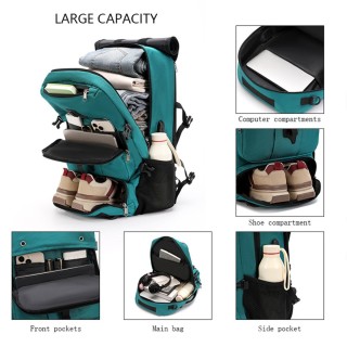High-end backpack, large capacity crossbody travel bag, outdoor hiking backpack