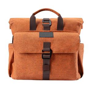 Bolso delantero de tela pequeño para coche, estilo retro, plegable, para manillar de bicicleta, ideal para desplazamientos urbanos en bicicleta.