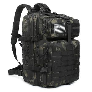 Outdoor sports tactical mesh bag 600D waterproof and wear-resistant large capacity sports backpack